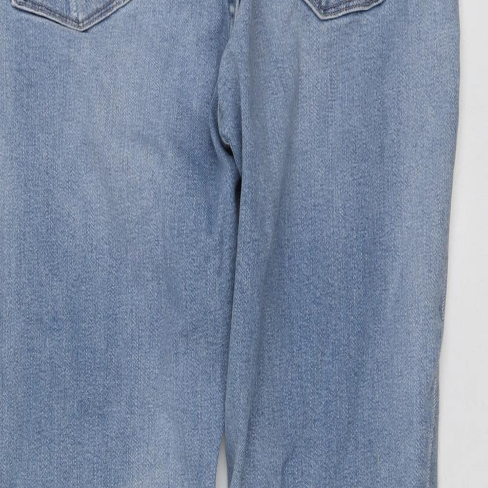 Lucky Brand Womens Blue Cotton Capri Jeans Size 10 L26 in Regular