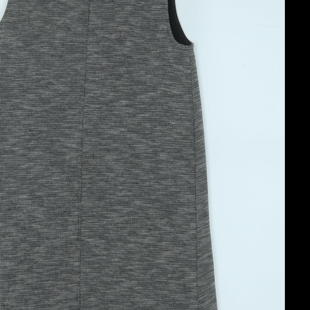 Miss Selfridge Womens Grey Collared Polyester Cardigan Jumper Size 8