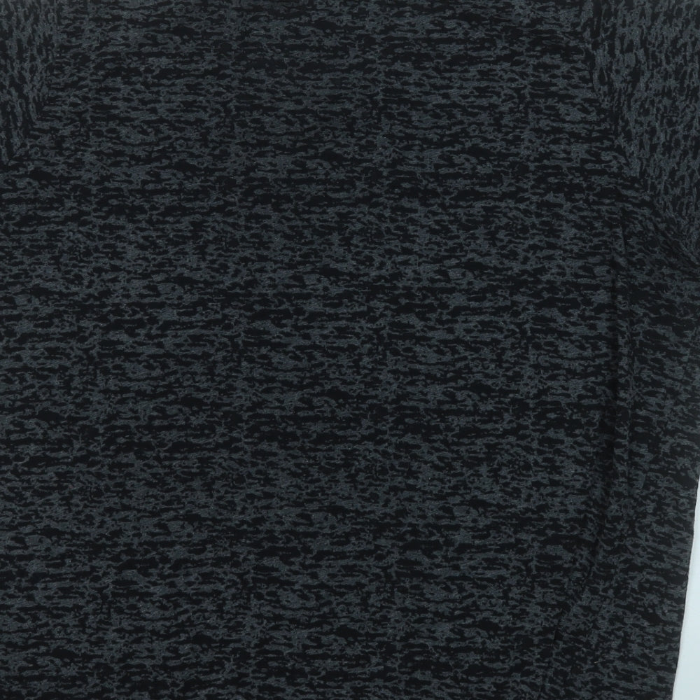 Capsule Womens Grey Polyester Basic T-Shirt Size 18 Round Neck