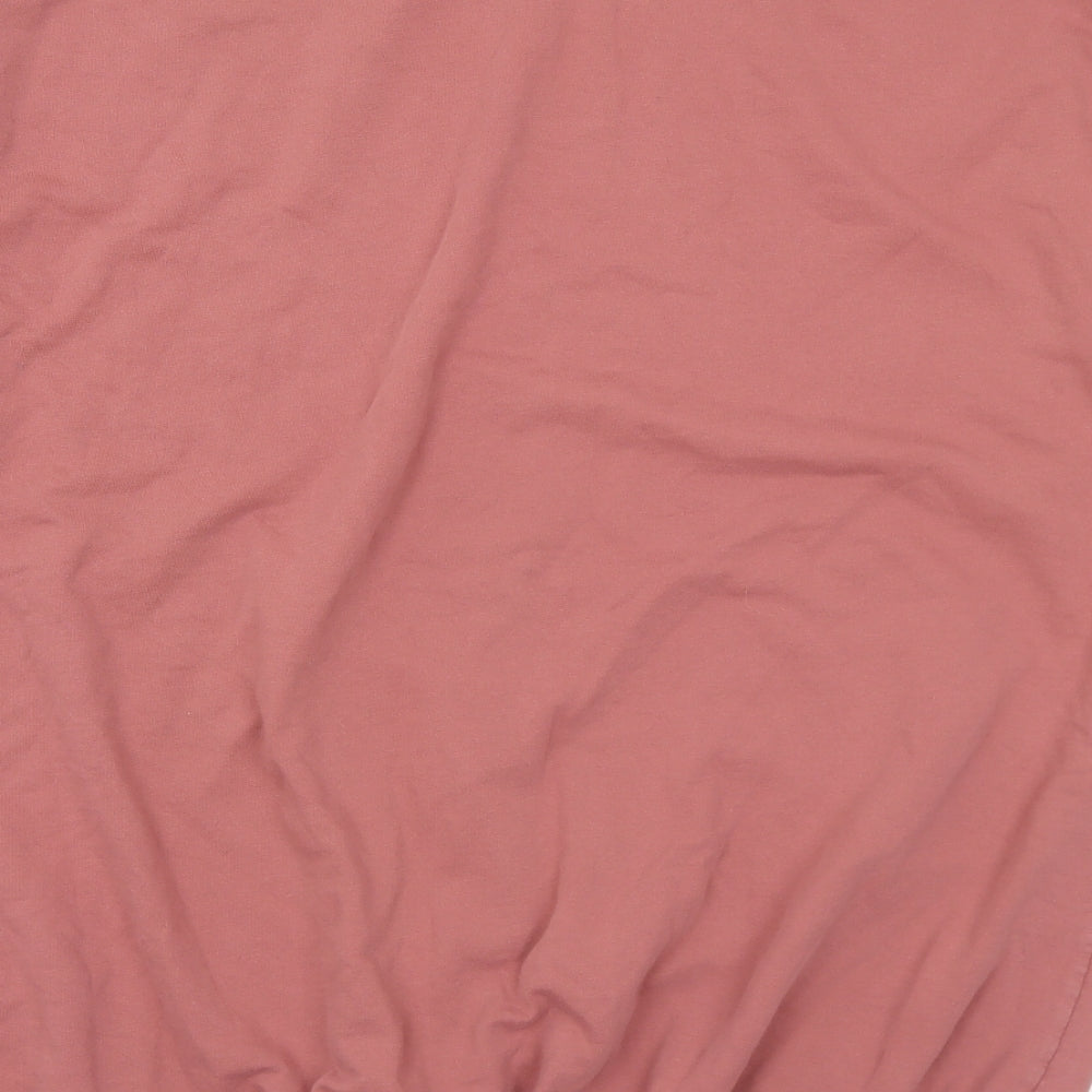 ASOS Womens Pink Cotton Pullover Sweatshirt Size 10