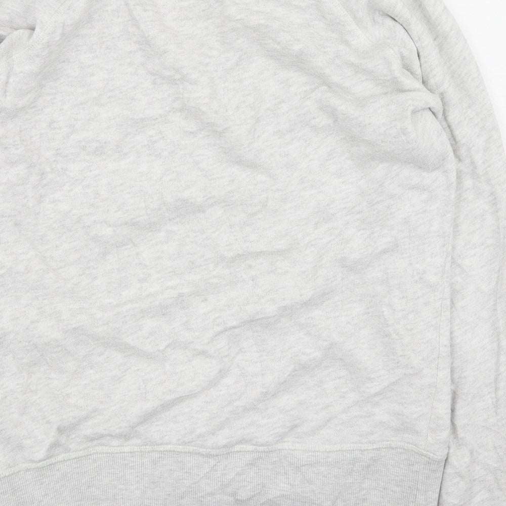 Only Womens Grey Cotton Pullover Sweatshirt Size L