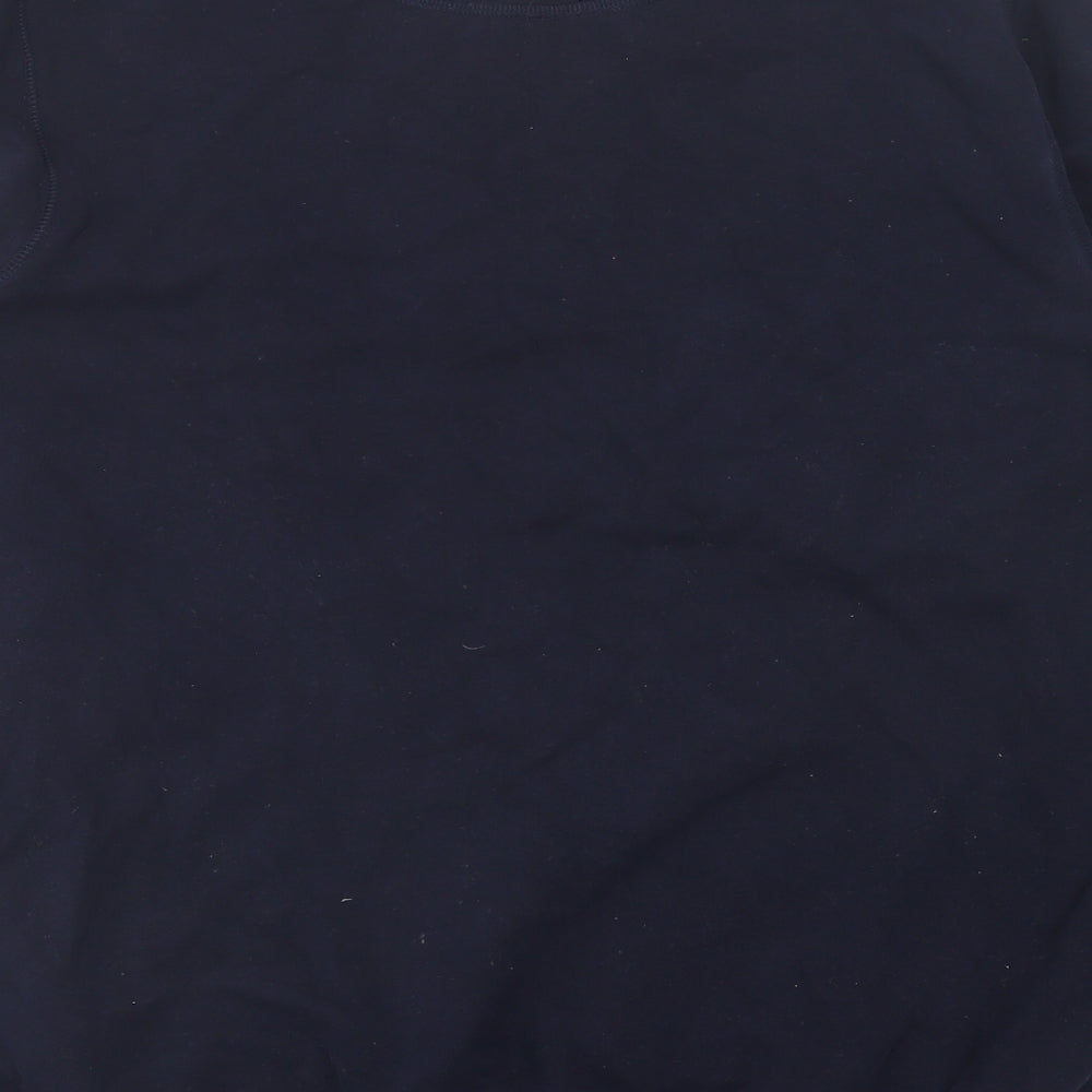Modern Essentials Mens Blue Cotton Pullover Sweatshirt Size M