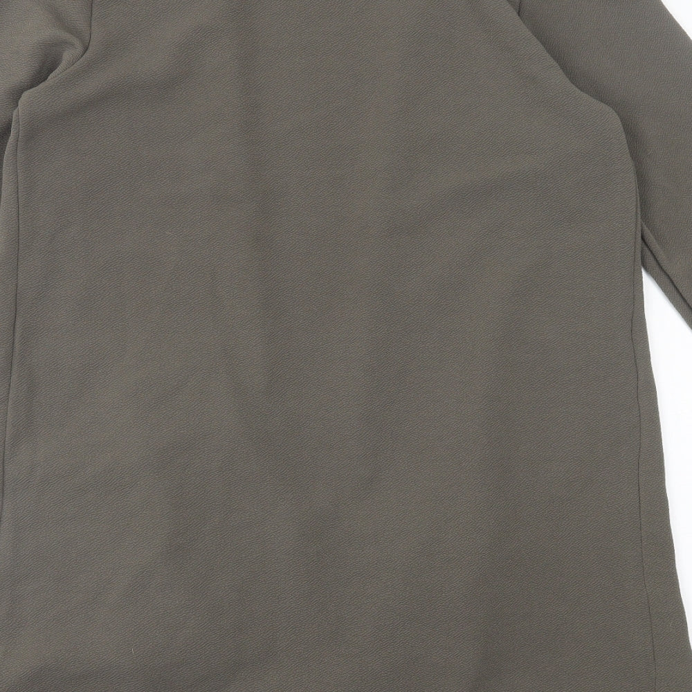 Janina Womens Green Jacket Size 12