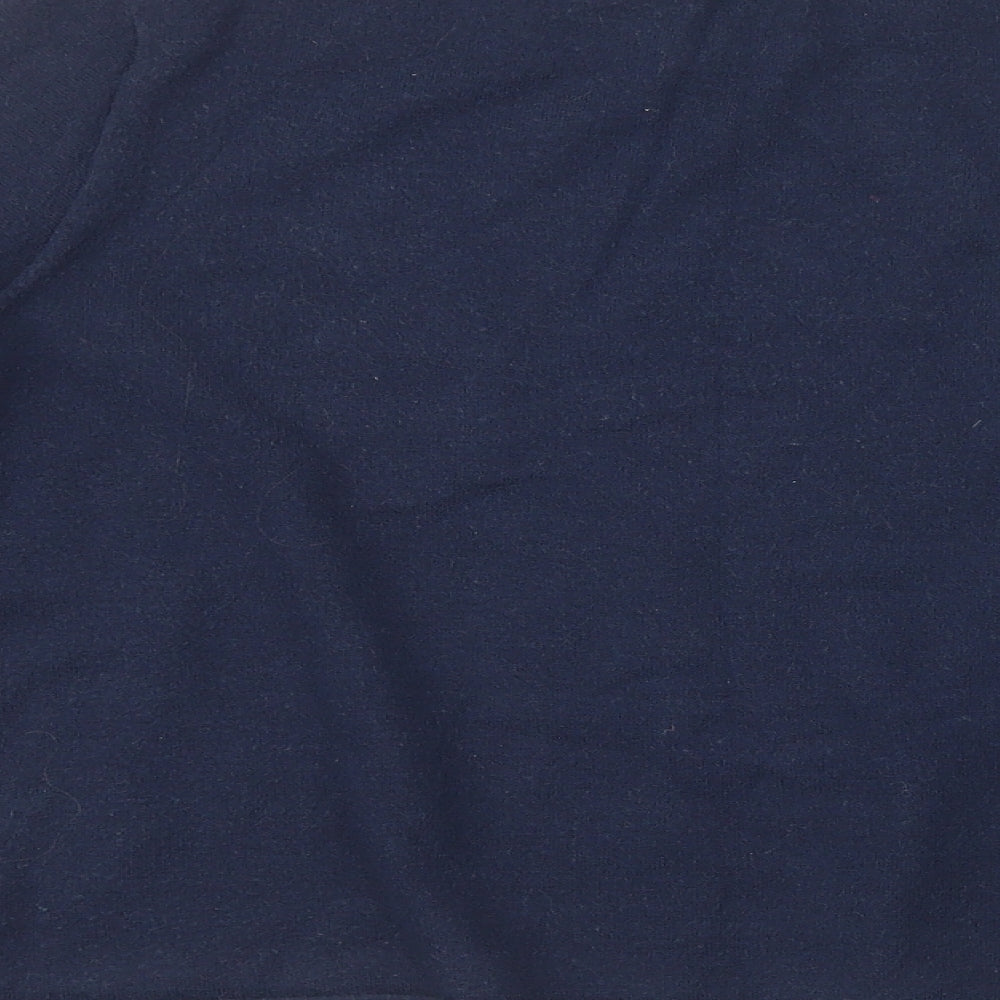 TU Womens Blue Viscose Pullover Sweatshirt Size 14