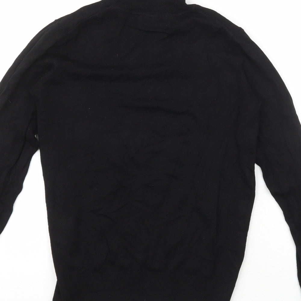 Dunnes Womens Black Viscose Pullover Sweatshirt Size M