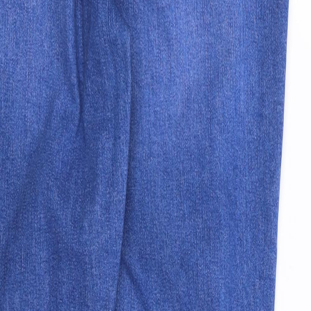 George Womens Blue Cotton Skinny Jeans Size 10 L30 in Regular Zip