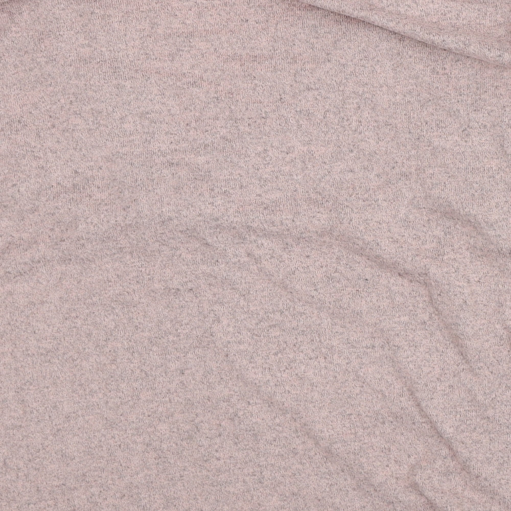 Dunnes Stores Womens Pink Geometric Polyester Pullover Sweatshirt Size M