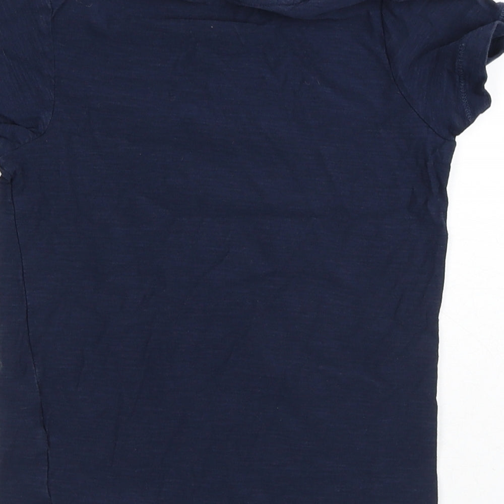 Casual Dept Boys Blue 100% Cotton Basic T-Shirt Size 5 Years Crew Neck