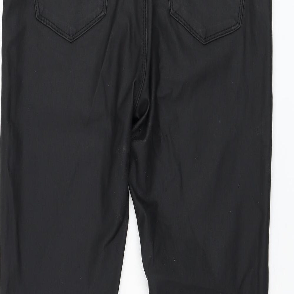 Toxik3 Womens Black Cotton Trousers Size 2XL L29 in Regular Zip