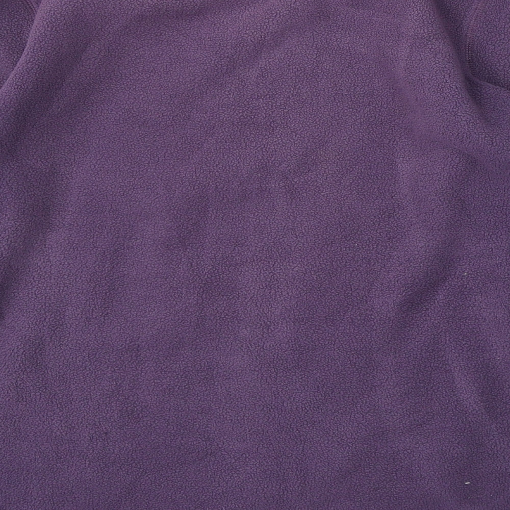 Casual Club Womens Purple Polyester Pullover Sweatshirt Size 12
