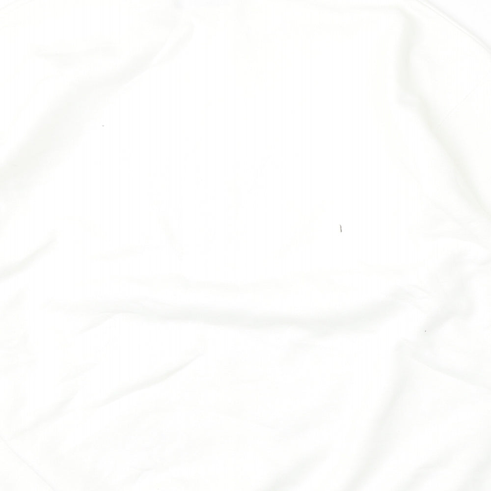 Of life and lemons Womens White Cotton Pullover Sweatshirt Size L