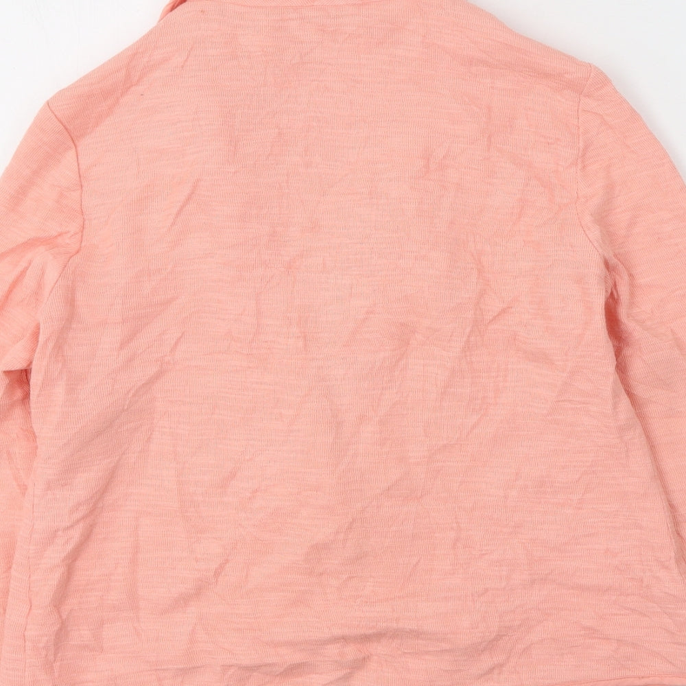 New Look Womens Pink Gilet Jacket Size 14