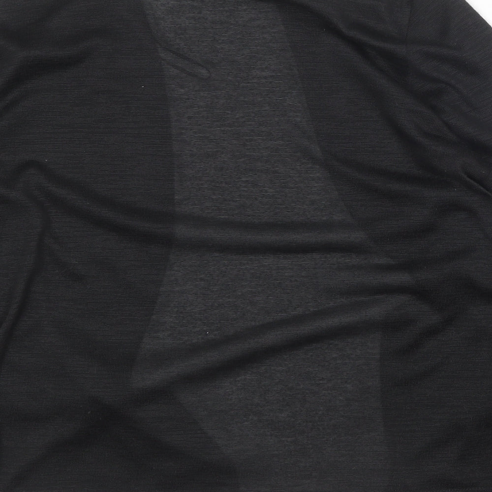 Atmosphere Womens Black V-Neck Polyester Cardigan Jumper Size 10