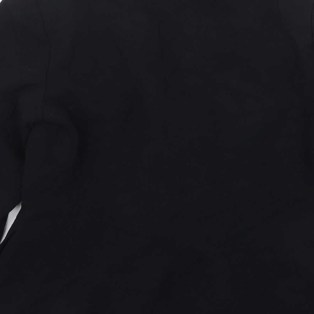 Marks and Spencer Womens Black Polyester Jacket Suit Jacket Size 10