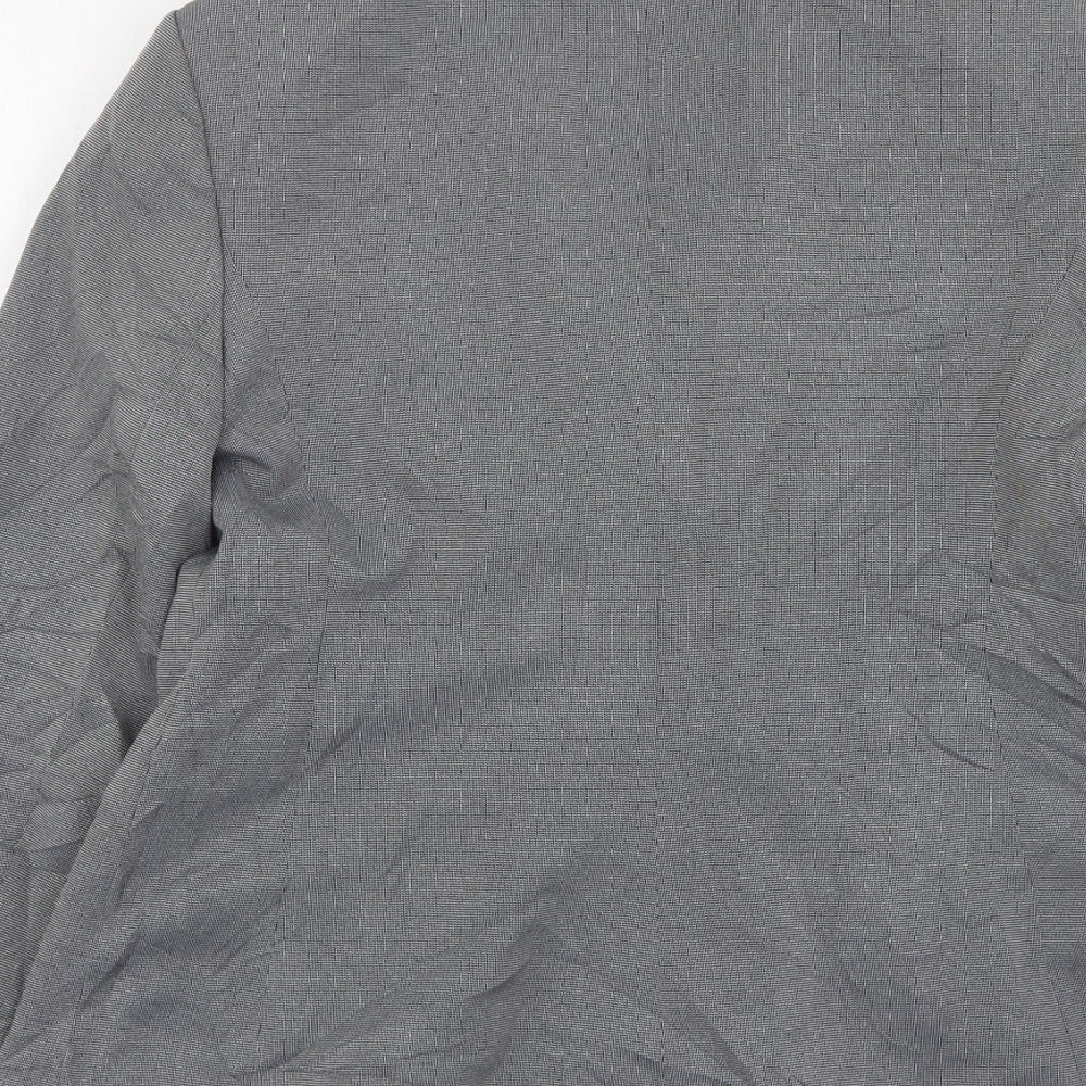 F&F Womens Grey Polyester Jacket Blazer Size 12
