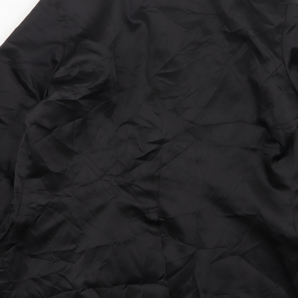 Roman Womens Black Polyester Jacket Suit Jacket Size 14