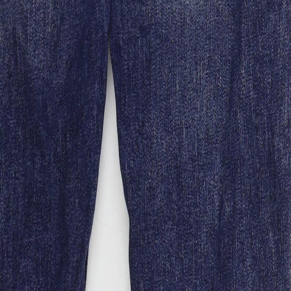 Denim Co Mens Blue Cotton Skinny Jeans Size 28 L32 in Regular Button