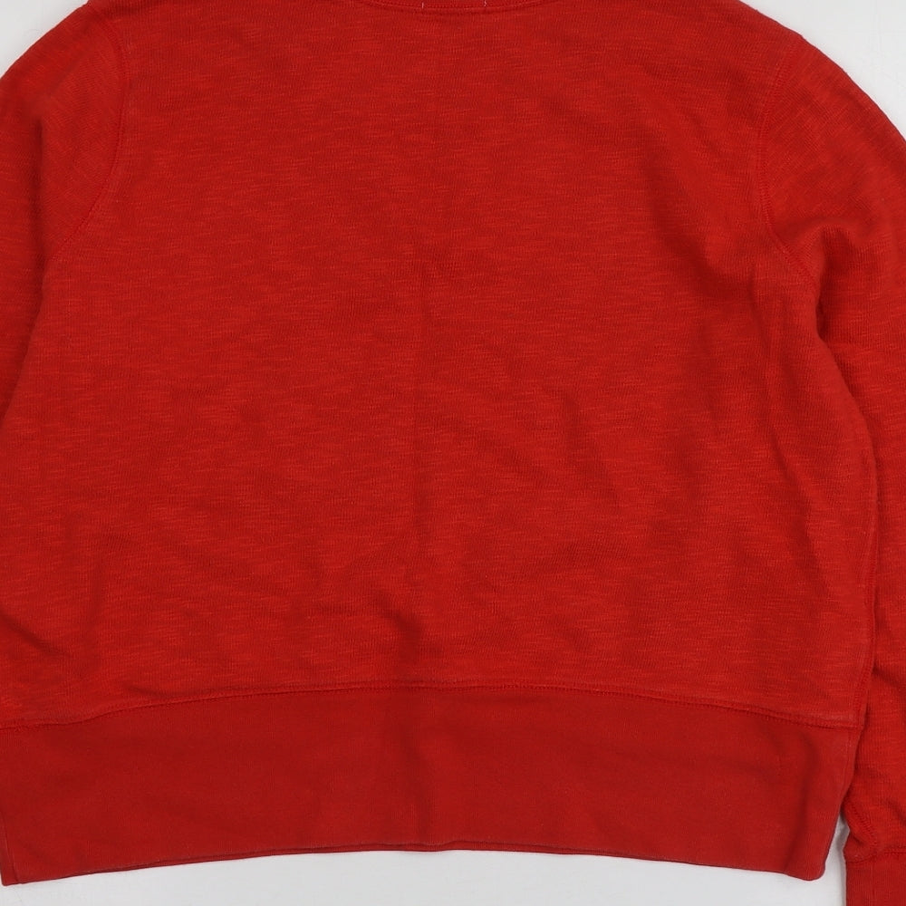 Gap Womens Red Cotton Pullover Sweatshirt Size XL
