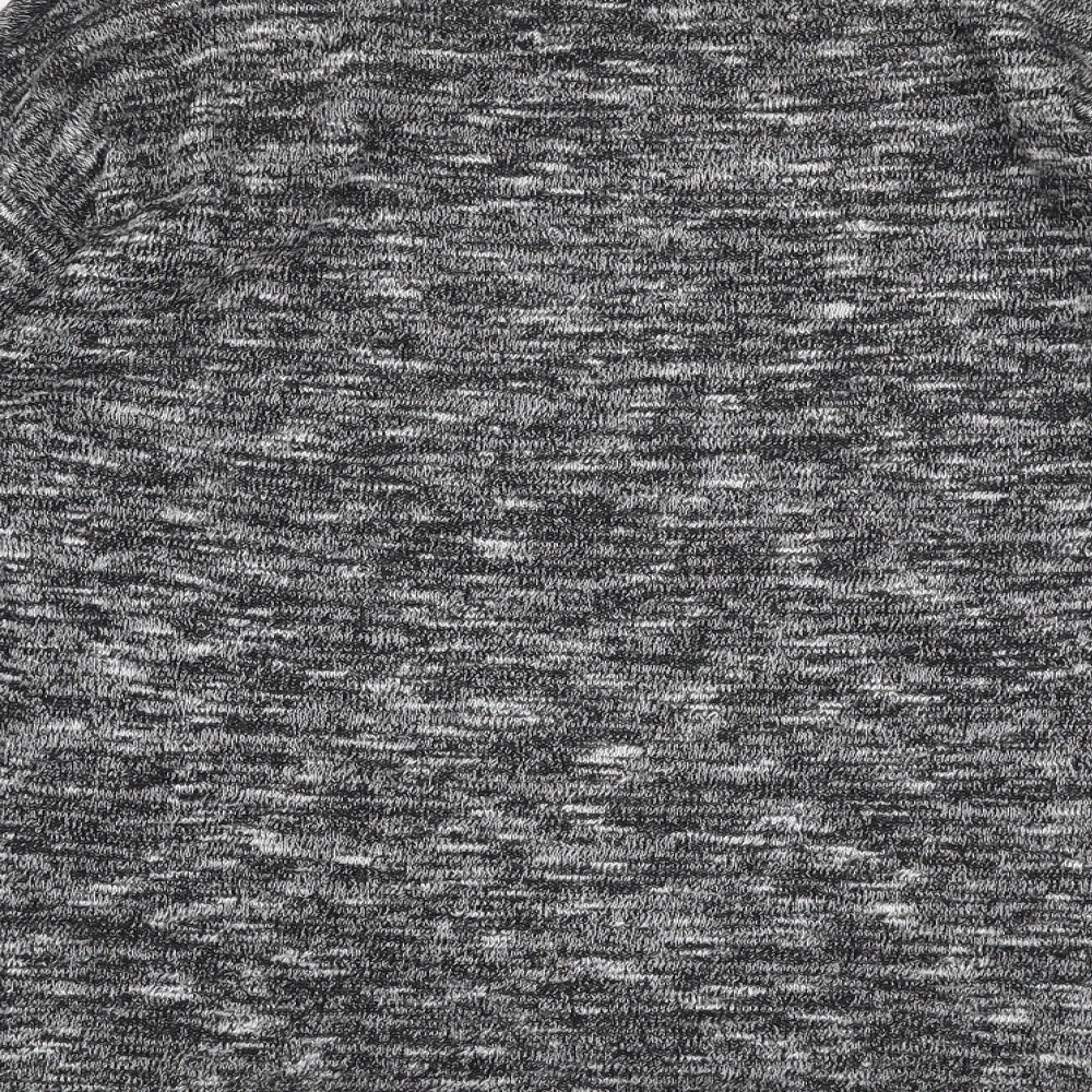 H&M Womens Grey Round Neck Polyester Pullover Jumper Size S