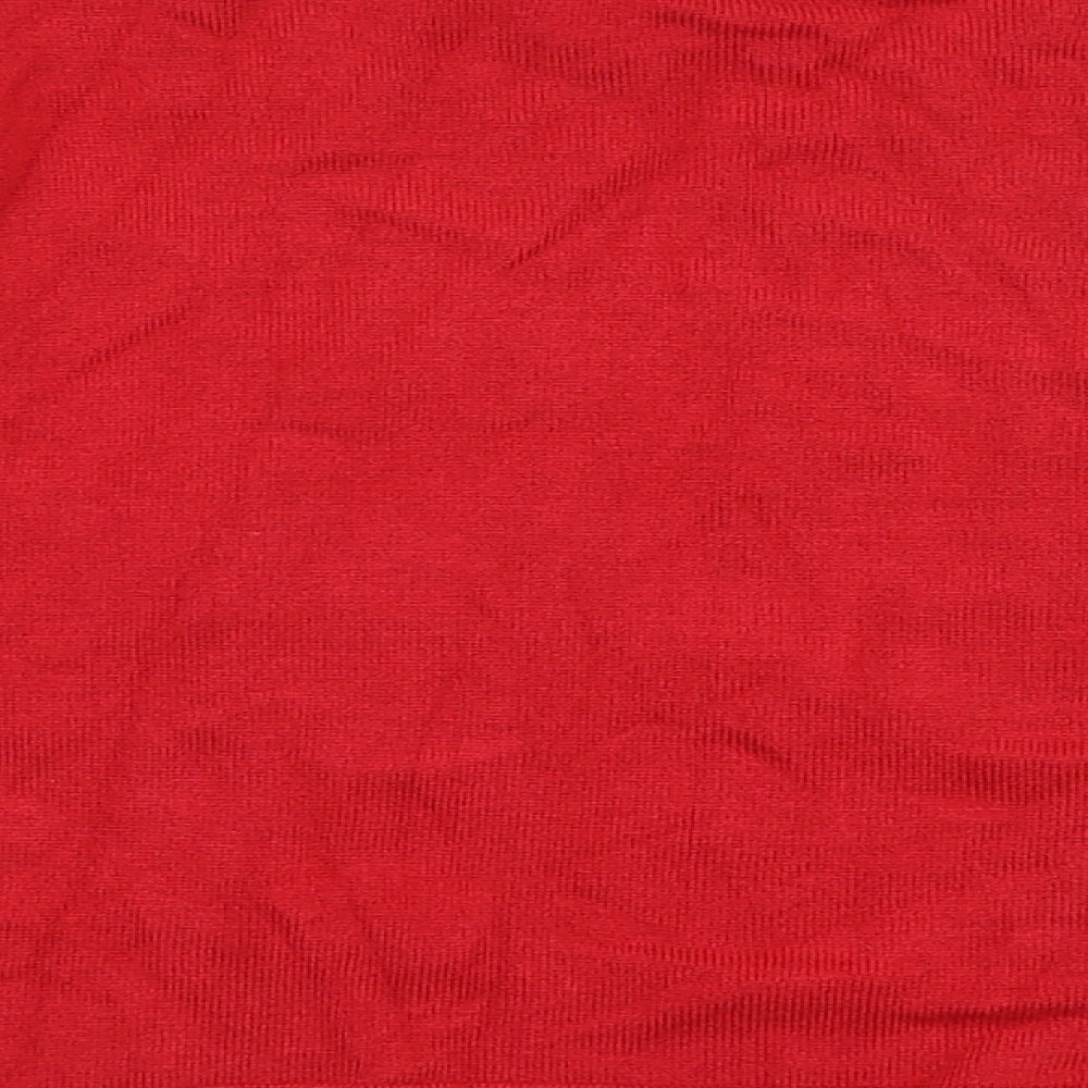 Gerard Womens Red V-Neck Viscose Cardigan Jumper Size M
