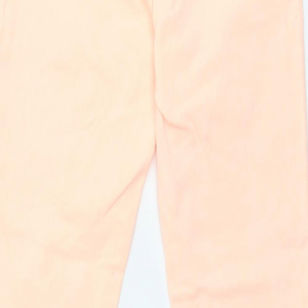 Ware Denim Womens Orange Cotton Skinny Jeans Size 10 L28 in Slim Zip