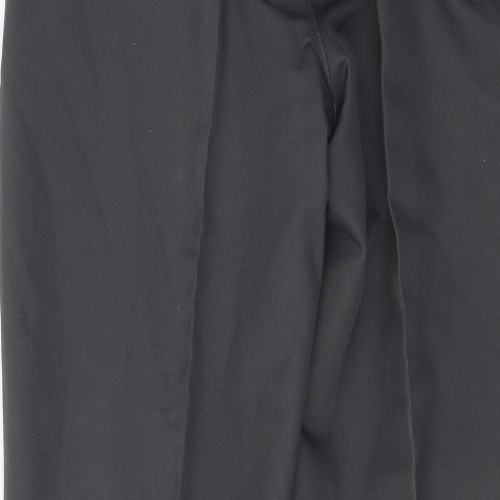 Slazenger Mens Grey Polyester Trousers Size 32 L29 in Slim Button