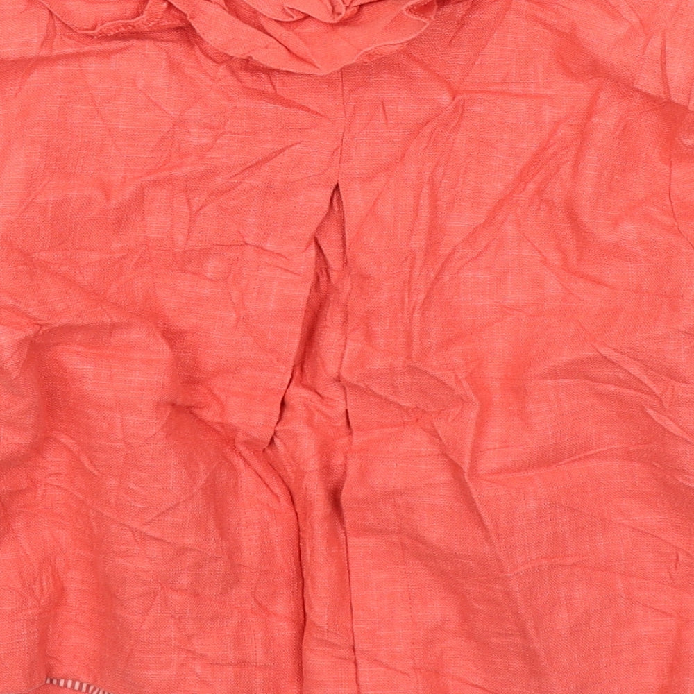 Topshop Womens Pink Jacket Coat Size 8 Buckle