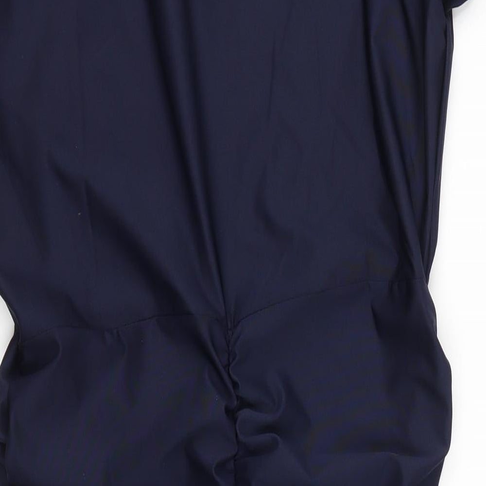 MISSFIGA Womens Blue Polyester Bodycon Size 14 Round Neck