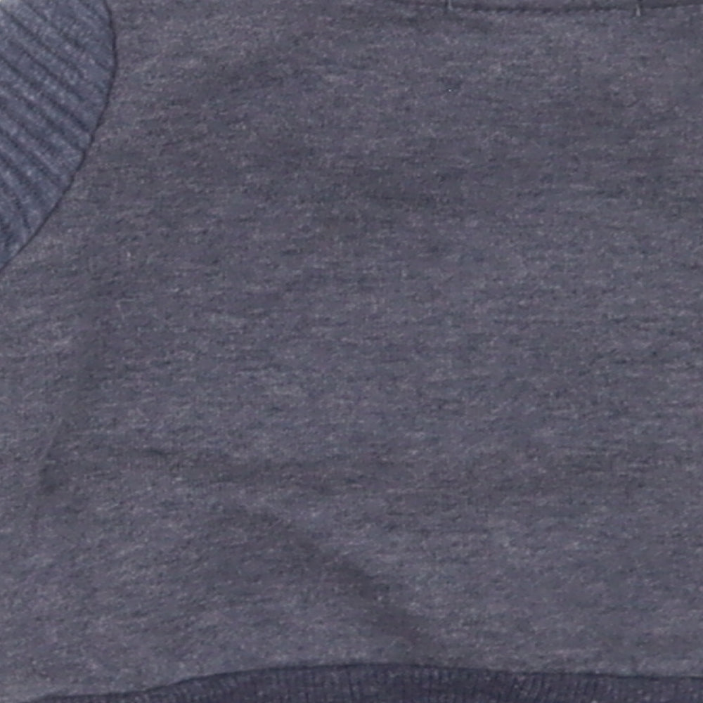 Primark Boys Grey Polyester Pullover Jumper Size 0-3 Months Snap - Car