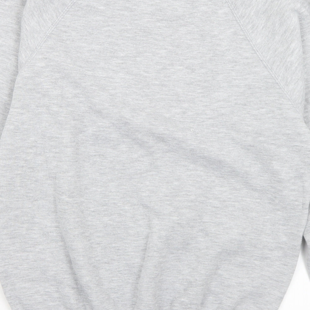 Russell Womens Grey Cotton Pullover Sweatshirt Size S - Sparkle On