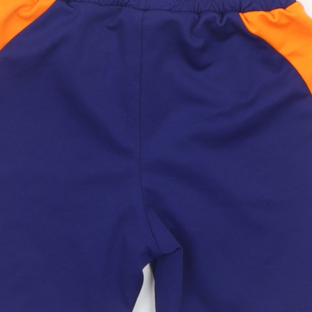 Castore Boys Blue Polyester Sweat Shorts Size 2-3 Years Regular Tie
