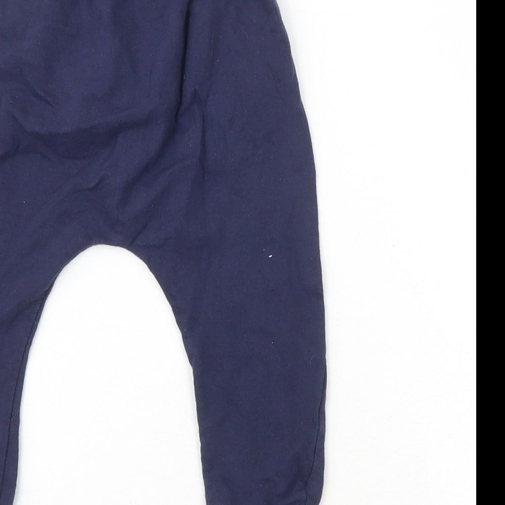 Anilco Boys Blue 100% Cotton Jogger Leggings Size 18 Months - MF-ANI-LY