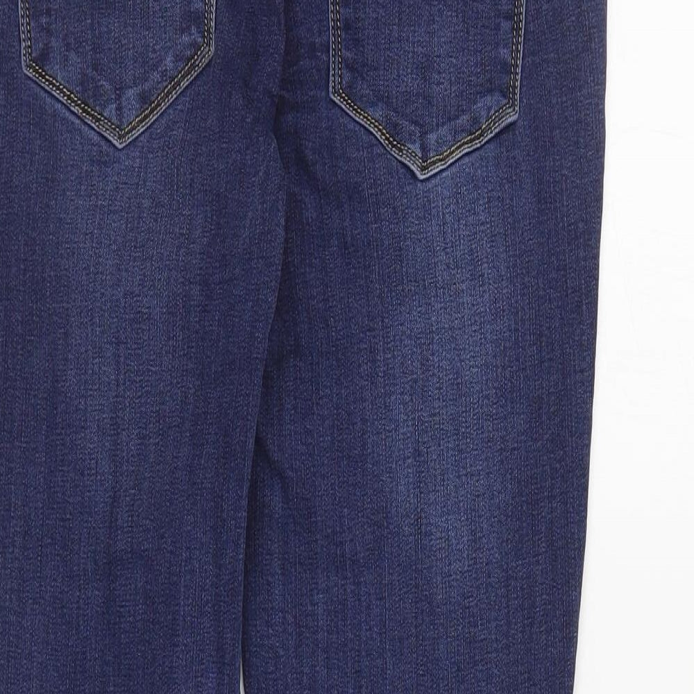 Toxik3 Womens Blue Cotton Skinny Jeans Size 8 L26 in Regular Zip
