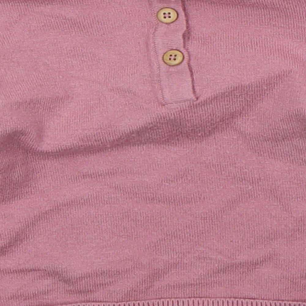 Matalan Girls Pink Polyester Pullover Jumper Size 3-6 Months Pullover