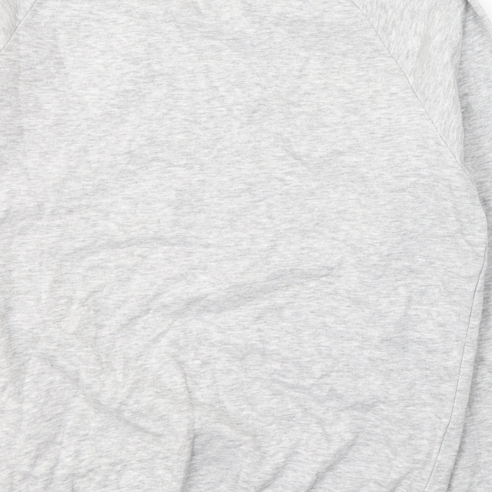 Red Herring Womens Grey Cotton Pullover Sweatshirt Size 10 Pullover - Gangster Wrapper