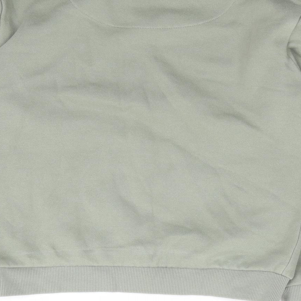 F&F Boys Green Cotton Pullover Sweatshirt Size 6-7 Years Pullover