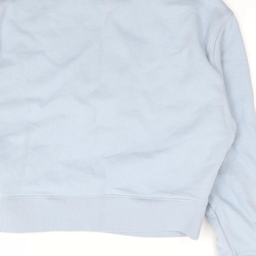 ASOS Womens Blue Cotton Pullover Sweatshirt Size M Pullover