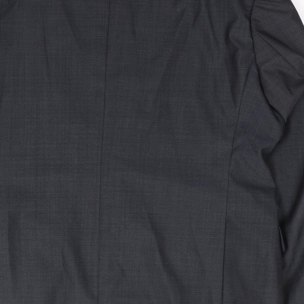 Jeo Ferrer Mens Grey Wool Jacket Suit Jacket Size 42