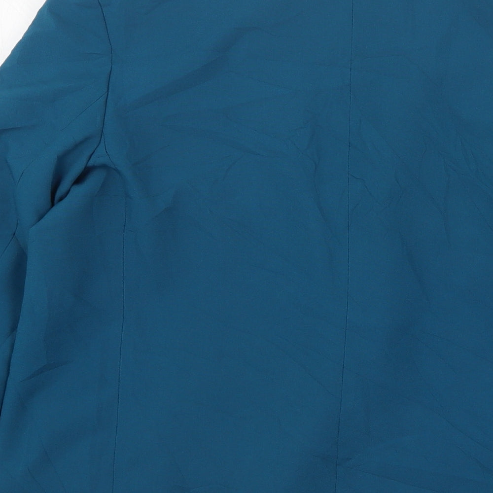 StMichael Womens Green Polyester Jacket Suit Jacket Size 12