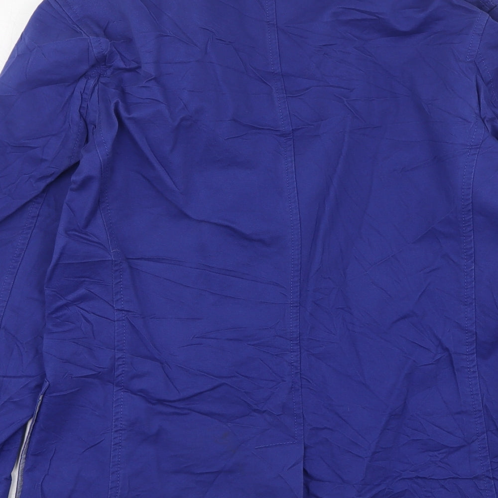 Cedarwood State Mens Blue Cotton Jacket Sport Coat Size S