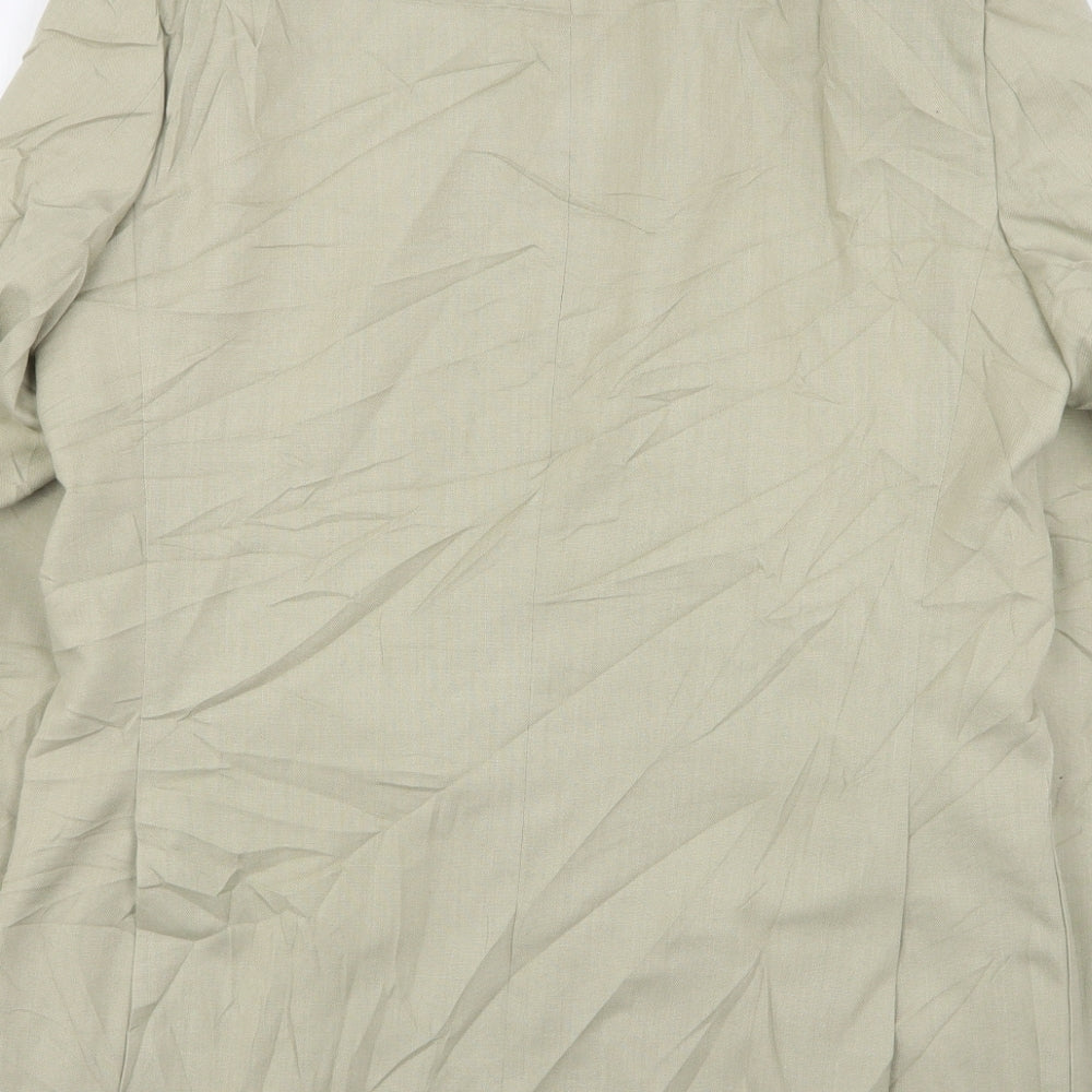 Wellington Mens Beige Polyester Jacket Suit Jacket Size 40