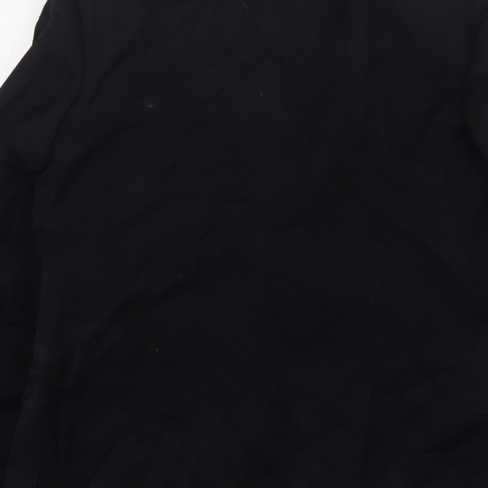 Dielmoth Mens Black Polyester Jacket Suit Jacket Size 44