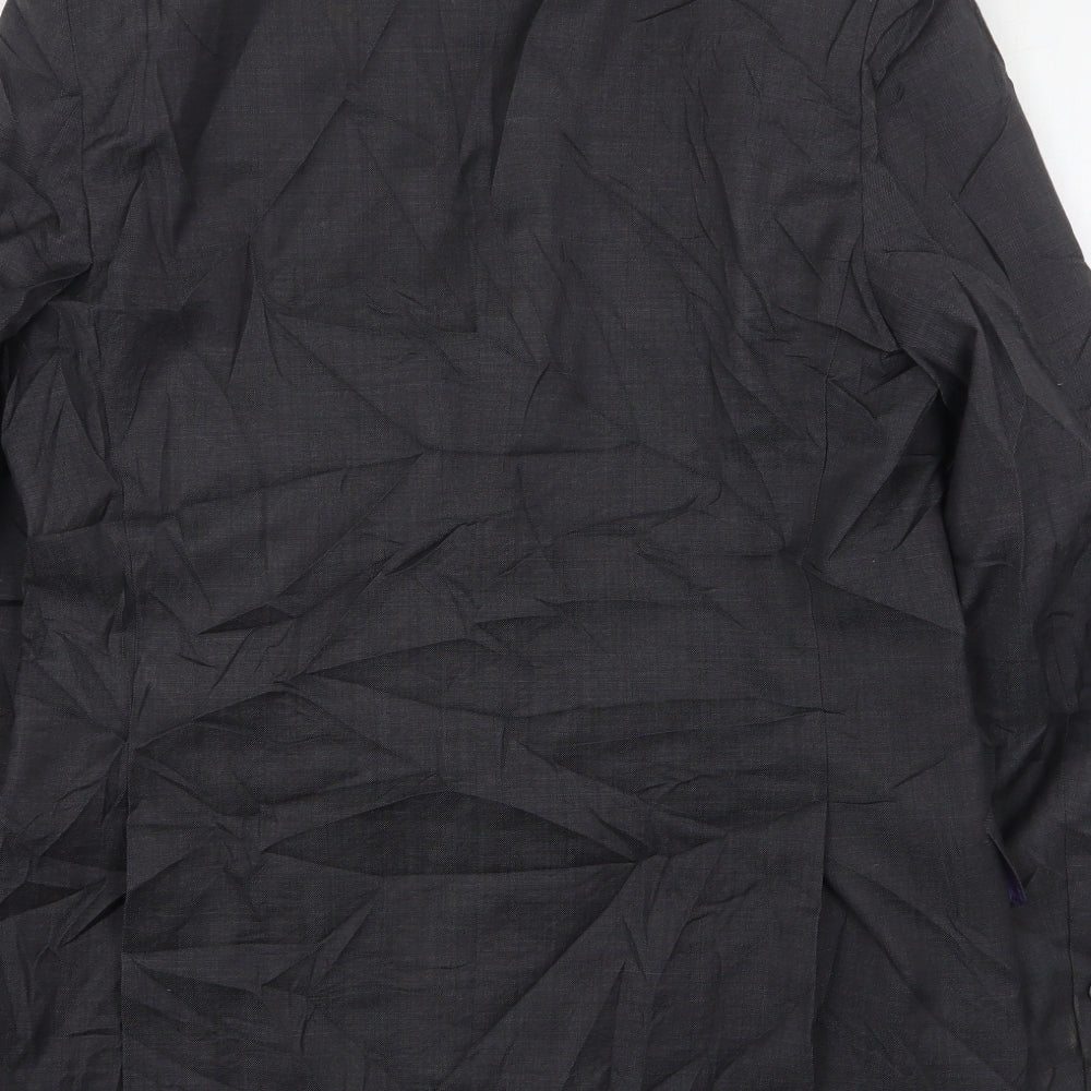 Marks & Spencer Mens Grey Wool Jacket Suit Jacket Size 40