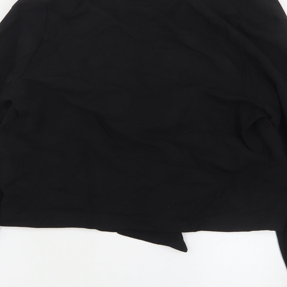 Atmosphere Womens Black Polyester Jacket Blazer Size 16
