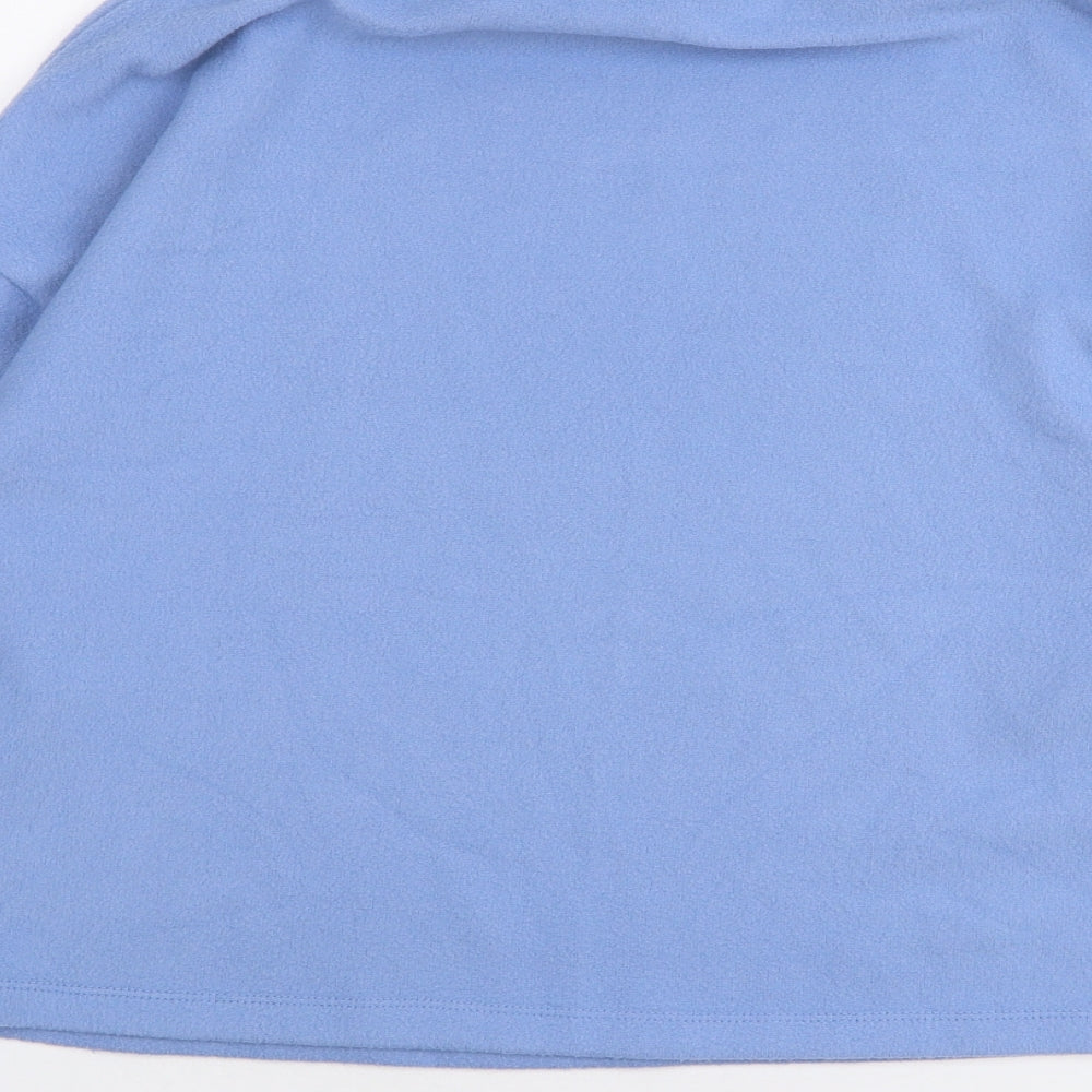 New Look Womens Blue High Neck Polyester Pullover Jumper Size S