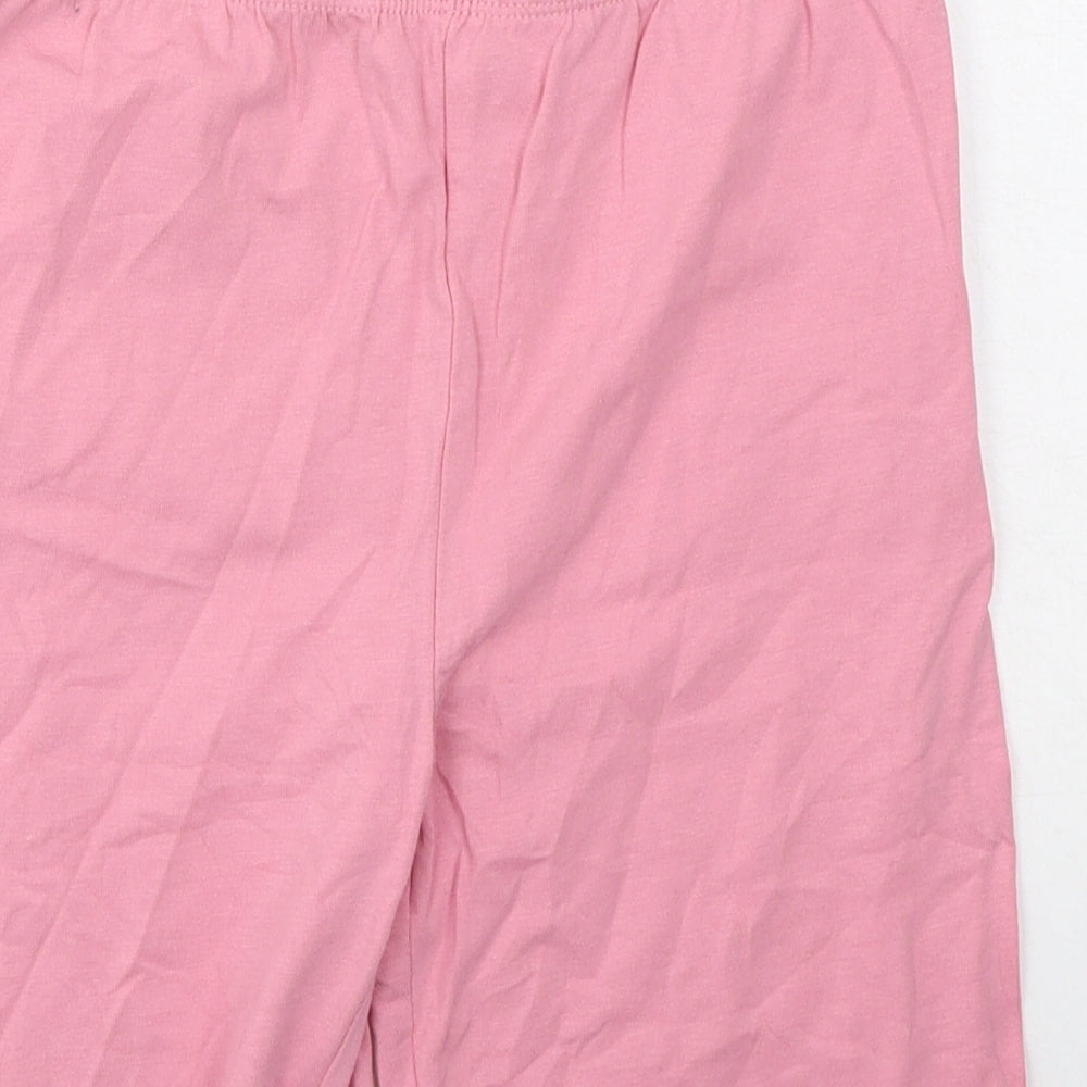 TU Girls Pink Cotton Jegging Trousers Size 11 Years Regular