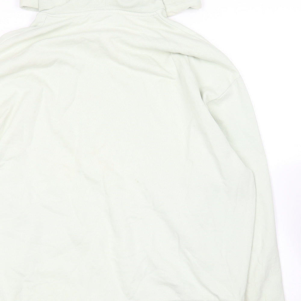 ASOS Womens Green Cotton Pullover Hoodie Size M