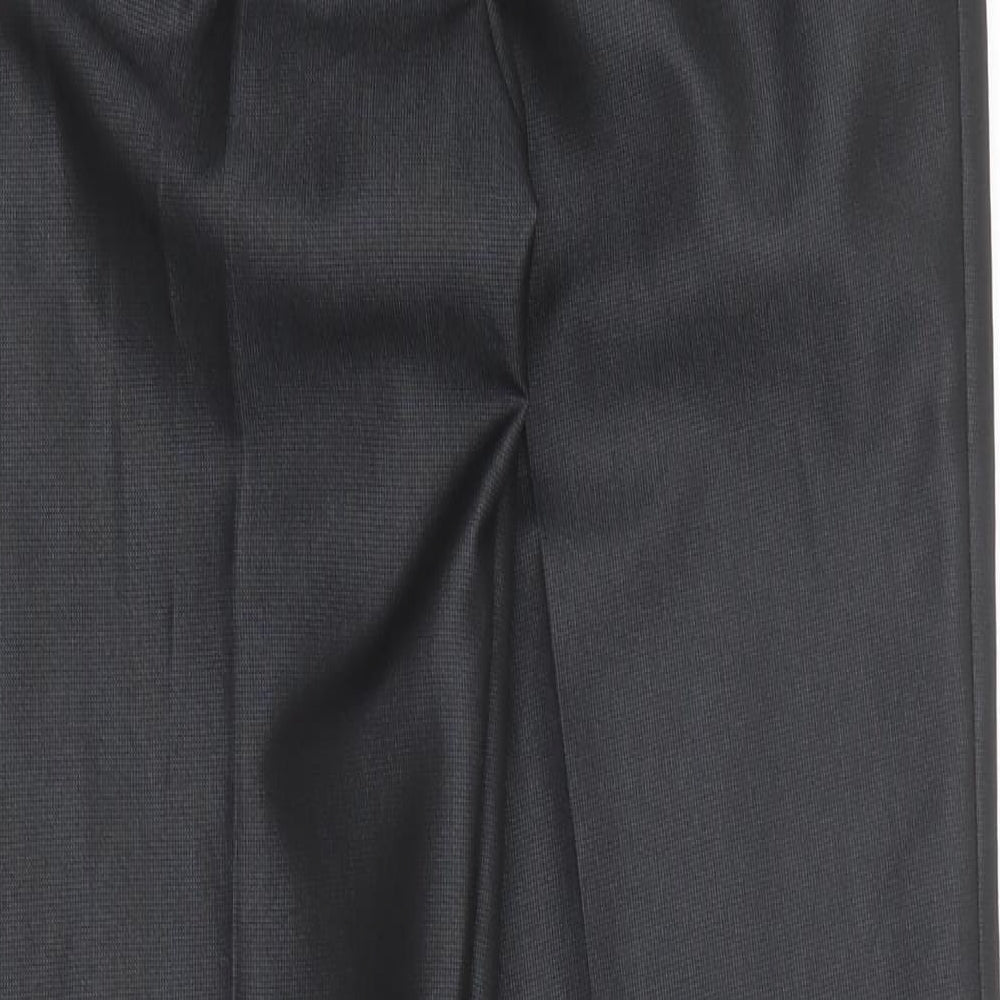 1880 Club Womens Black Polyester Trousers Size 14 L31 in Regular