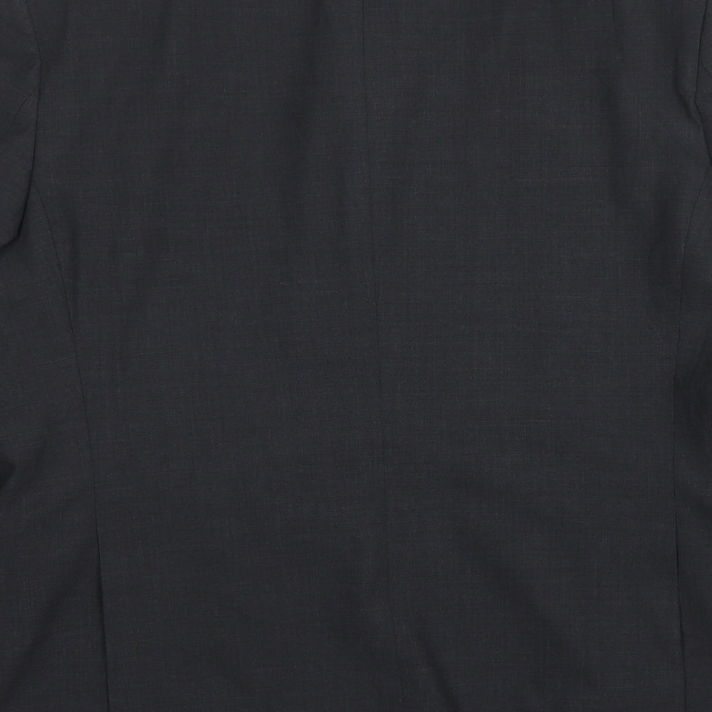 Marks & Spencer Mens Grey Polyester Jacket Suit Jacket Size 42