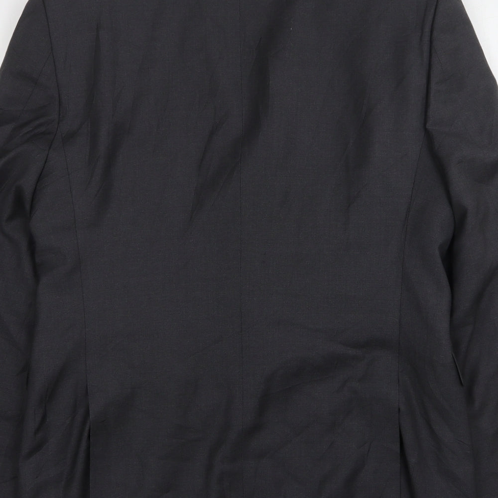 Lanficio Cerruti Mens Grey Wool Jacket Suit Jacket Size 40